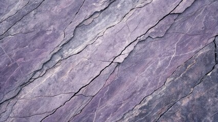 Naklejka premium Abstract Grunge Background of Cracked Stone Surface in Shades of Purple and Gray