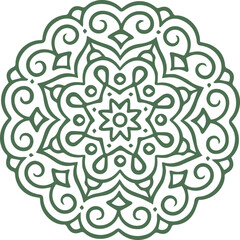 Beautiful flower art and mandala vector design