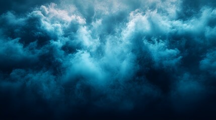 Obraz premium A gradient of deep teal blending into smoky black.