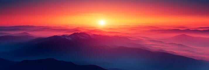 Fototapeta premium A gradient of dusty mauve blending into warm amber.