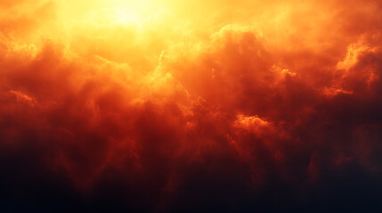 Fototapeta na wymiar Vibrant orange image resembling flames with fiery texture