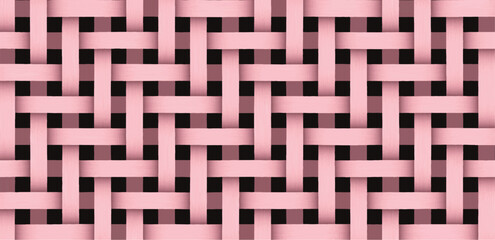 Pink checkered background. Geometric seamless abstract pattern. Vector illustration