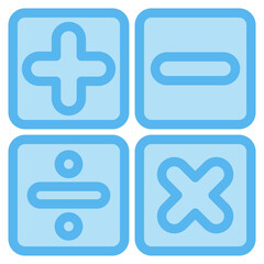 Math Symbols Icons For Design Elements 