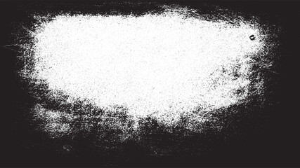 Fototapeta premium Grunge border vector texture background. Abstract frame overlay. Grunge frame - stock vector. Set of vector grunge frame border template or texture with paint brush stroke for social media background.