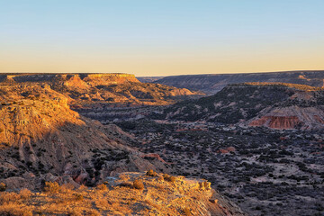 Fototapeta premium There is a lot of geology to see in the 2nd largest canyon in the USA. Palo Duro Canyon State Park, Canyon, Texas.