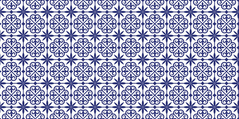 Decorative tiles blue seamless pattern, seamless pattern, decoration pattern, floors pattern,