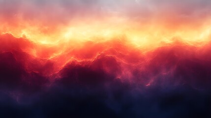 Fototapeta premium A gradient of glowing ember orange fading into twilight gray.