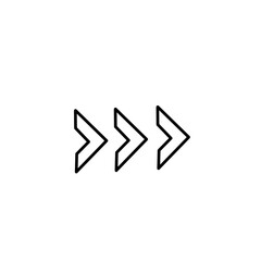 lined arrow icon