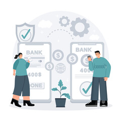 transfers money, coins from a debit card, credit card