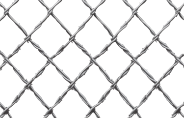 Repeating pattern of barbed wire on red background