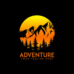 Explorer Adventure Logo Vector Design, Sign, Icon, Badge Template.