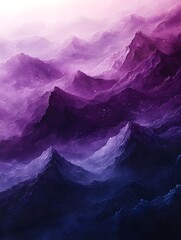 Obraz premium A gradient of moonlit white fading into cosmic violet.