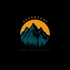 Explorer Adventure Logo Vector Design, Sign, Icon, Badge Template.
