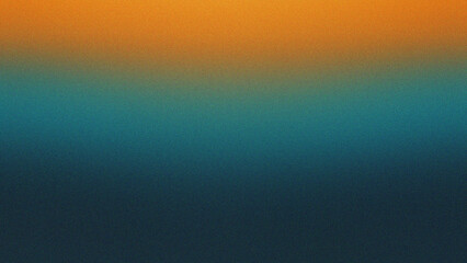 Naklejka premium Gradient orange dark noise background with retro filter and vintage overlay, ideal for nostalgia and retro wave print or web design.