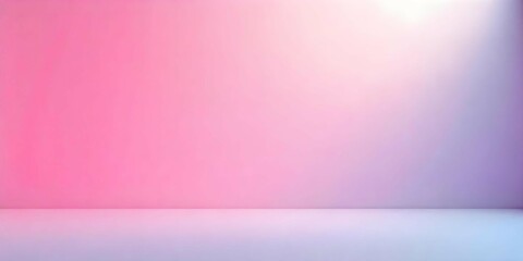 Soft pink Blank background. Glossy,texture, realistic soft gradient pink background with copy space with wall background.