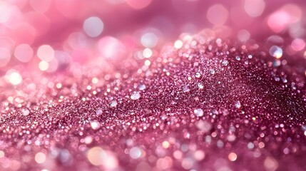 A gradient of soft bubblegum pink blending into shimmering silver.