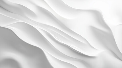  White abstract background with lines and curves. White background for design, wallpaper, or texture of a white wall with space for text. Abstract painting with brush strokes. Light gray wallpaper. 