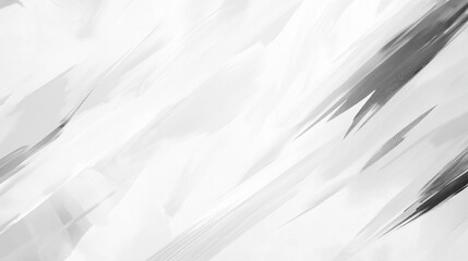  White abstract background with lines and curves. White background for design, wallpaper, or texture of a white wall with space for text. Abstract painting with brush strokes. Light gray wallpaper. 