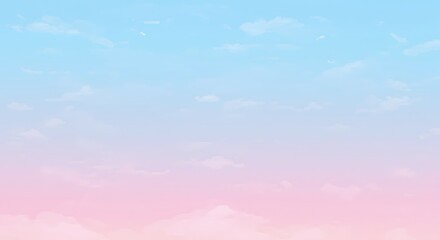 Pastel Pink and Blue Sky Background Image