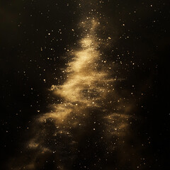 Abstract glitter luxury background, generative AI illustration