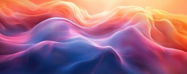 Fototapeta premium Iridescent Holographic Background with Rainbow Foil Texture and Vibrant Pastel Colors