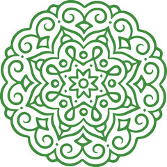 Beautiful flower art and mandala vector design