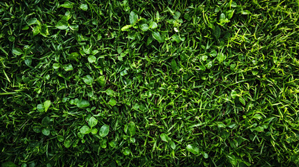 Vibrant Green Grass Texture Ideal for Nature and Background Design Projects : Generative AI