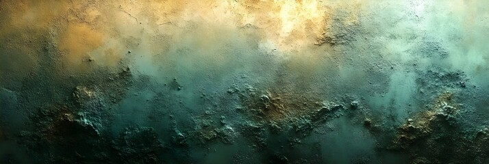 Obraz premium A gradient transitioning from steel gray into muted olive.