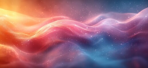 Fototapeta premium Pastel Gradient Background Ethereal Dreamy Light Glow Minimalistic Abstract Design