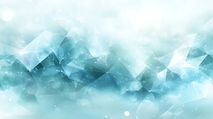 Obraz premium Abstract background of blue and white crystalline shapes resembling ice