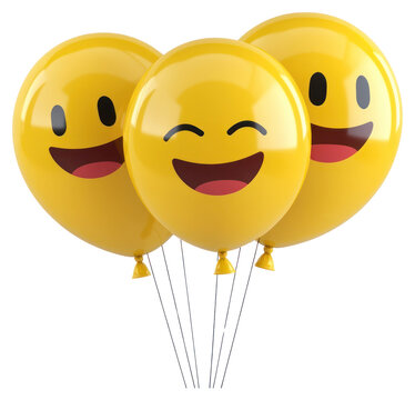 PNG Face so pround emoji balloon balloons party illustration.
