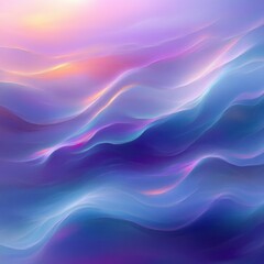 Obraz premium Pastel Iridescent Abstract Background Flowing Waves Modern Gradient Design