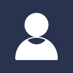 User Account Icon Design Vector Illustration for Personal Profile or Login System