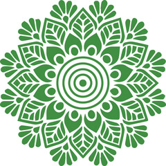 Beautiful flower art and mandala vector design