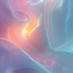 Fototapeta premium Abstract Iridescent Pastel Background with Fluid Waves and Gradient Colours