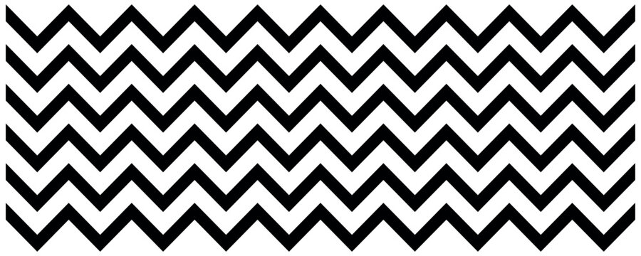 Zigzag lines underlines wavy curve zig zag line pattern. Curvy undulate parallel borders. Design of squiggly seamless water graphic, squiggles on white background.