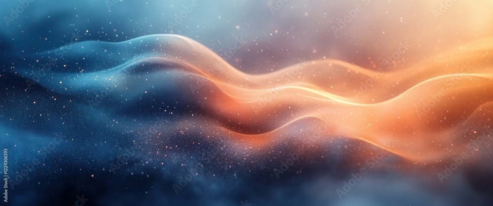 Aufkleber smooth gradient background soft turquoise tones minimalistic design ethereal lighting abstract art s