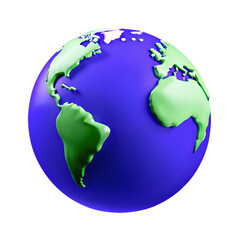 Naklejka premium earth globe