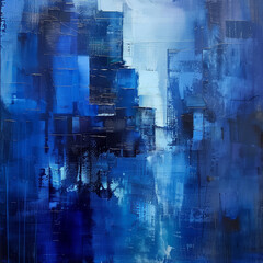 abstract technology background. an abstract blue urban background