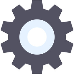 Vector Icon Cog, gear, interface, settings, wheel