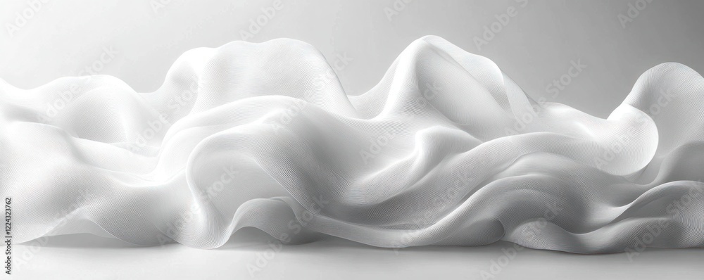 Poster minimalist abstract texture light gray background soft diffused lighting paper fibers japanese ink w