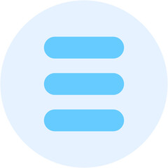 Fototapeta premium Vector Icon menu, Detail, interface, list, more