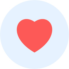 Vector Icon Heart, like, love, sign, favorite