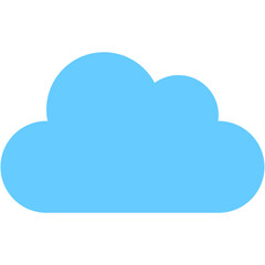 Vector Icon Cloud, data, storage, network, server