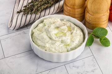 Greek feta dip with oil
