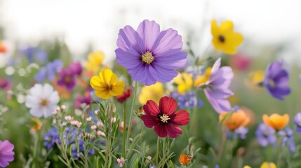 Vibrant Wildflower Meadow in Bloom