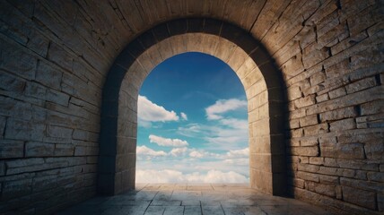 doorway to heaven.Generative with AI