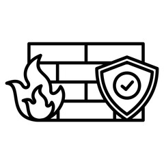 Firewall icon