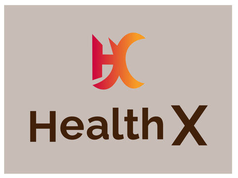 hx circle lowercase design of alphabet letter combination with infinity suitable as a logo for a company or business - Vector.HX logo design. Unique and luxury alphabet vector icon.