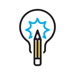 Vector multi color icon for Solution